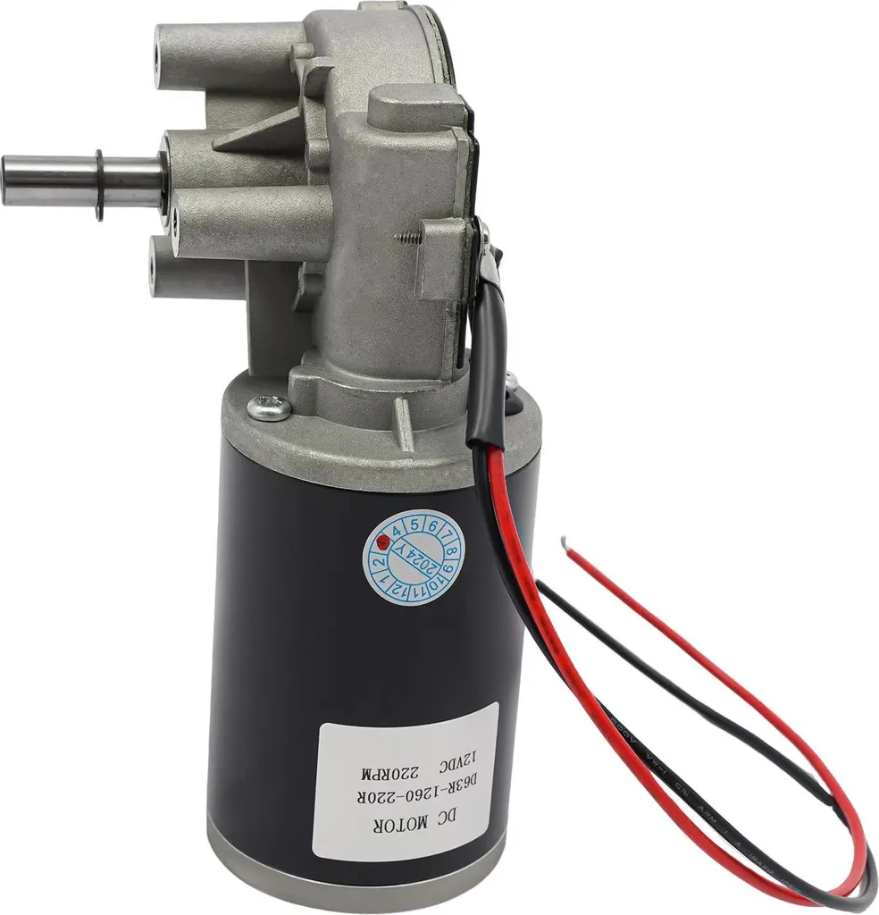 Moteur à vis sans fin 12V 220 tr/min avec auto-verrouillage Turbo