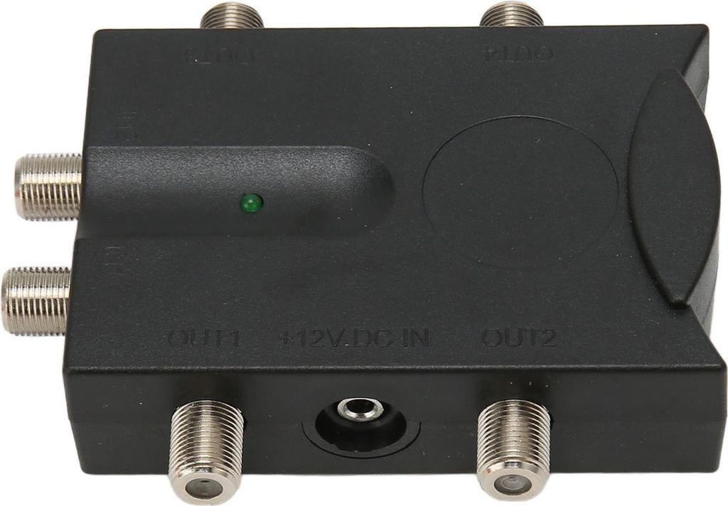 TV-Verstärker 2 in 4 Out Lossless Bidirectional High Gain TV Signal Amplifier für Antenne Kabel TV