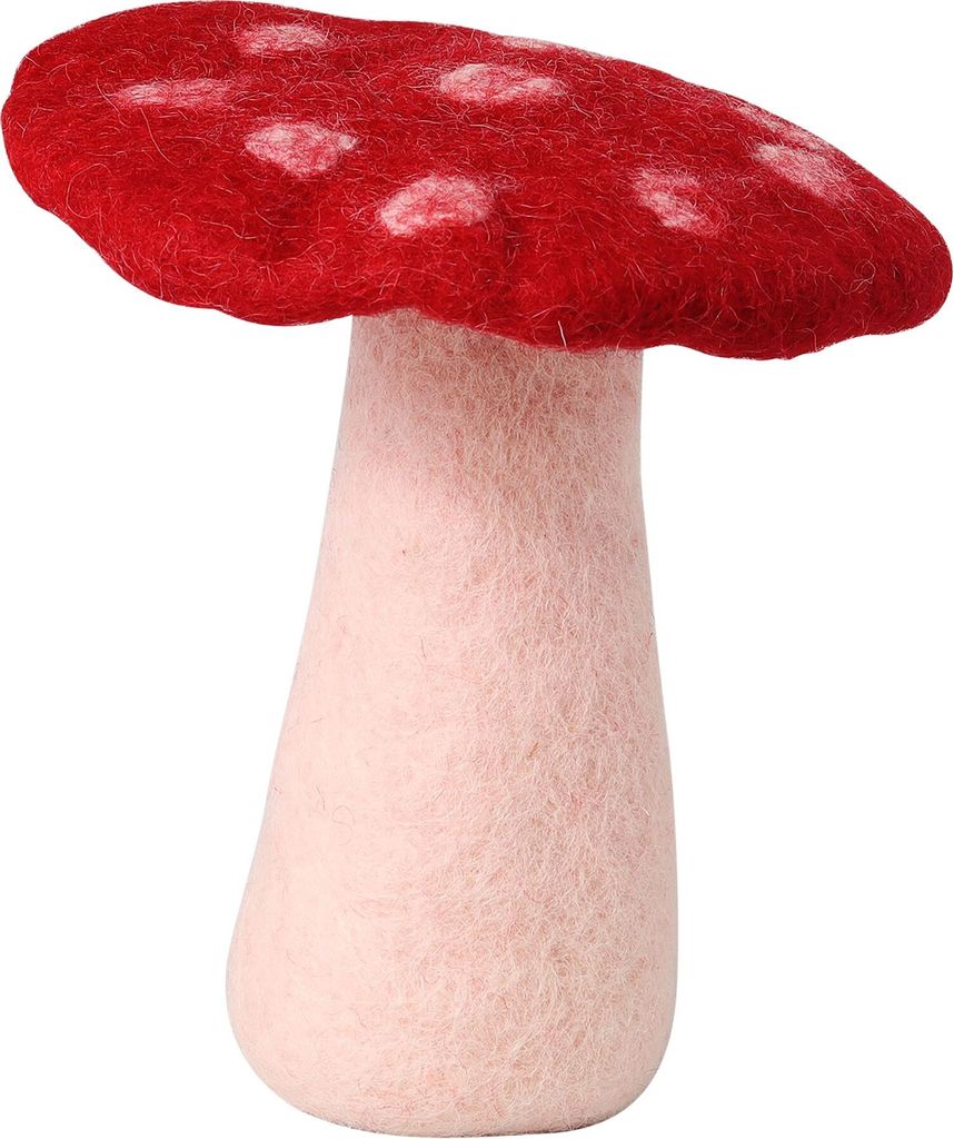 Fliegenpilz - Pilz - Filz - rot - mittel 15 cm