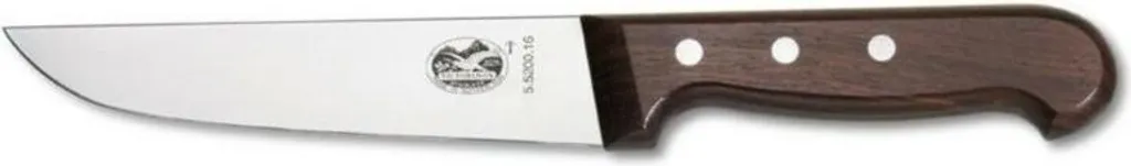 Coltello Cucina 18 cm Manico Legno Antiscivolo - Robusto e Affilato - 2