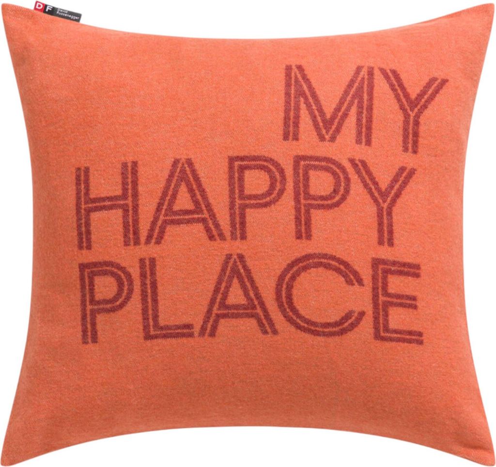 David Fussenegger Kissenhülle Silvretta 'my happy place' 50 Produktbild 