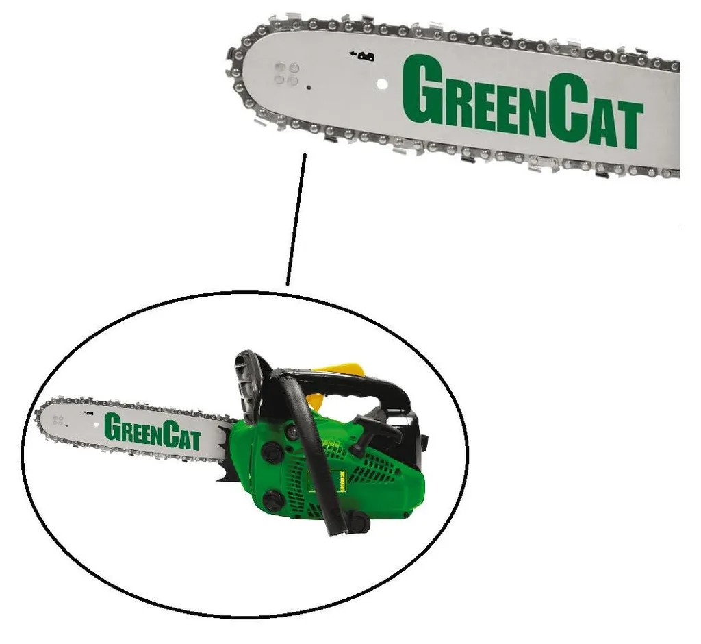 Kit Carving GreenCat GC25 Guide-chaîne Chaîne et Pignon de Rechange