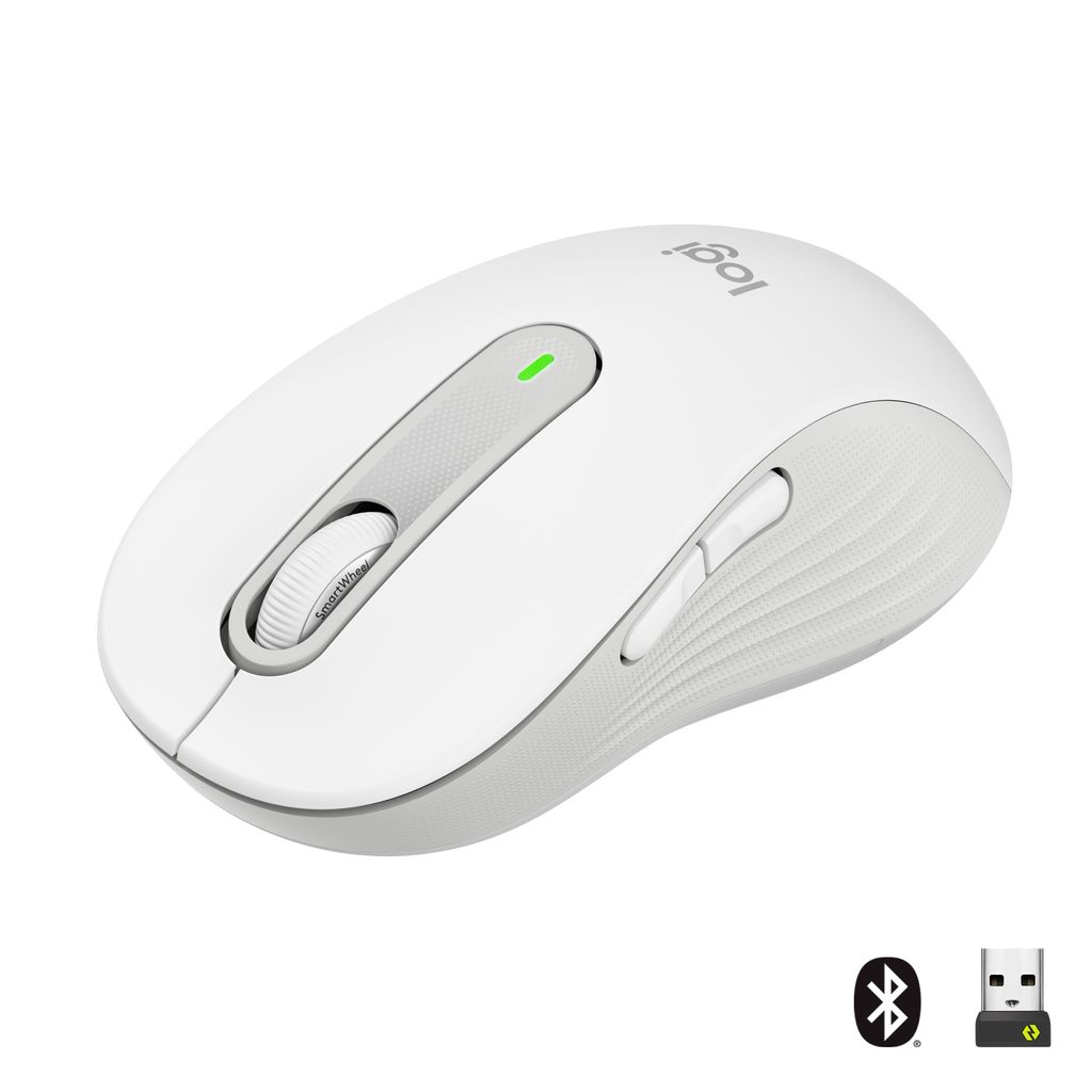 Logitech Signature M650 L Wireless mouse 2000 DPI. white Productafbeelding 