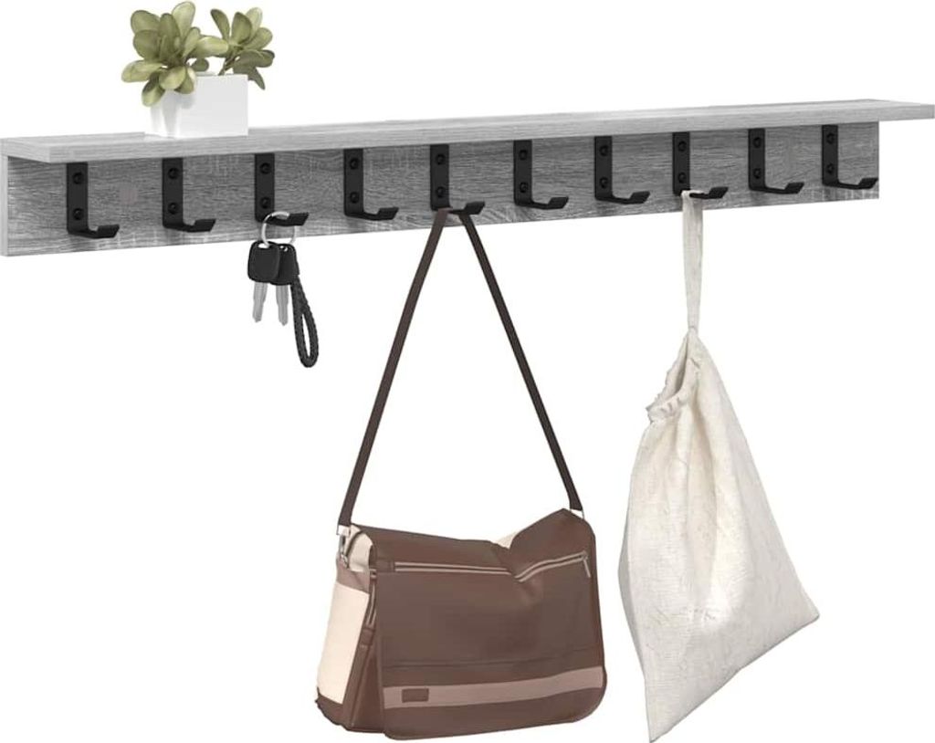 Wandmontierter nachttisch Graues Sonoma 100 x 10,5 x 10,5 cm