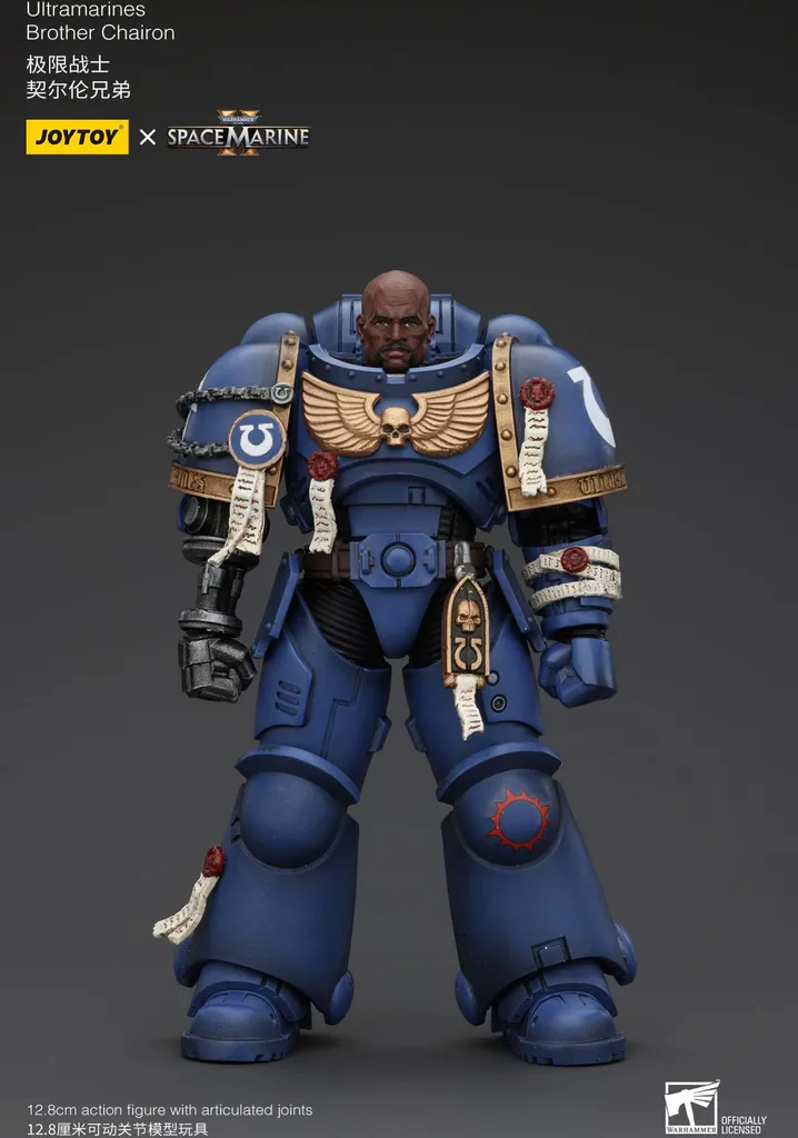 Figurine Warhammer 40k Ultramarines Frère Chairon Joy Toy 1/18 12cm