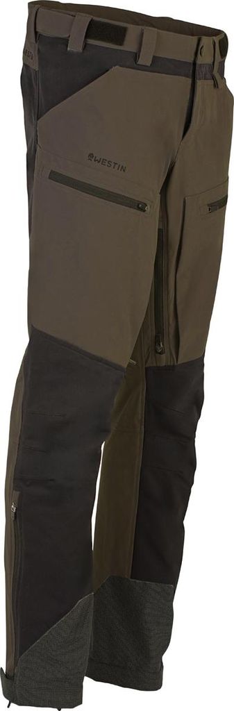 Westin Reel Flex Trousers Beluga/Lichen Green - Angelhose, Größe:XL