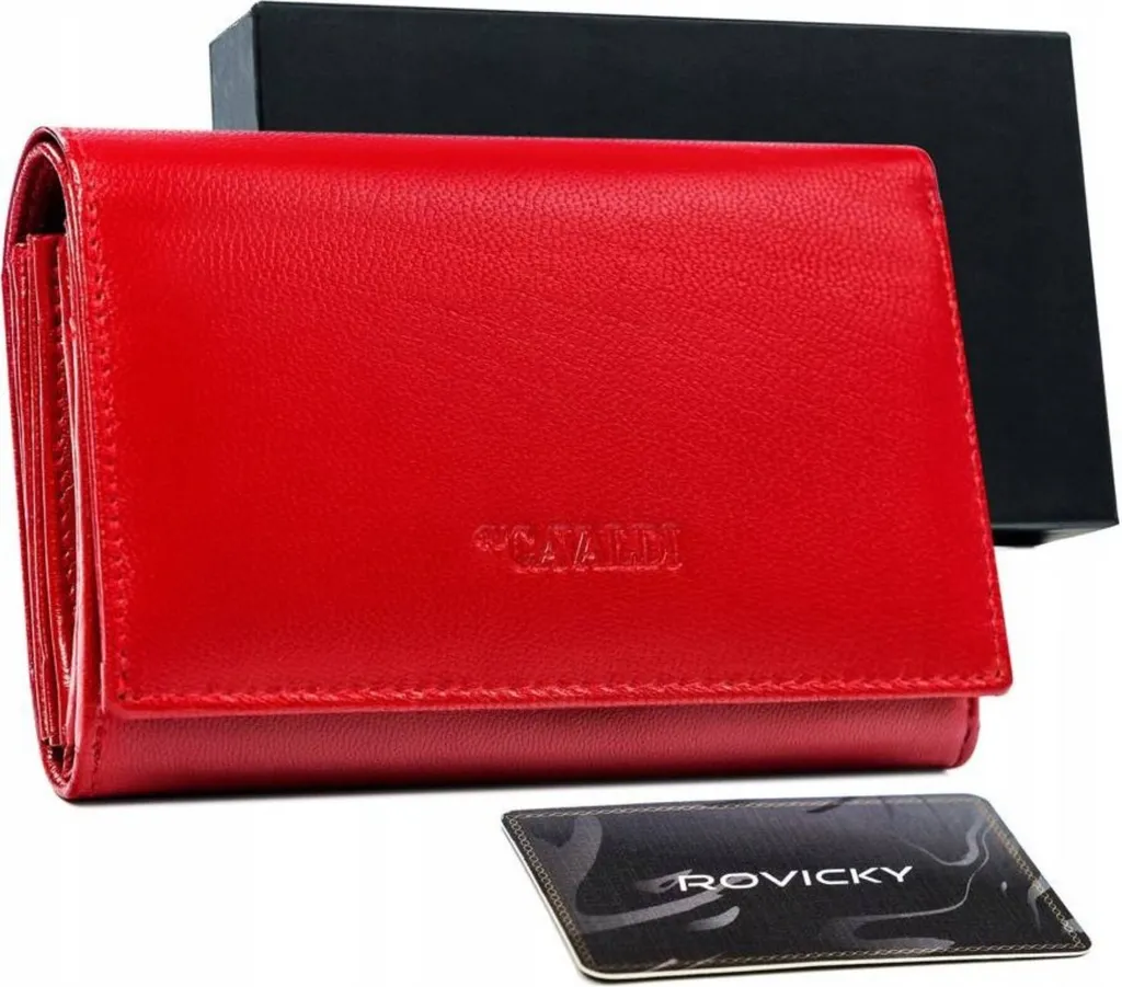 Cavaldi 180360 Portafoglio RFID Anti-Frode in Pelle Nera Elegante