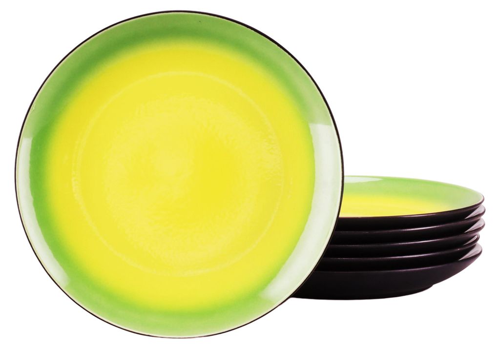 CreaTable, 24920, Hot Green, Súprava tanierov (6 kusov), Obrázok produktu 