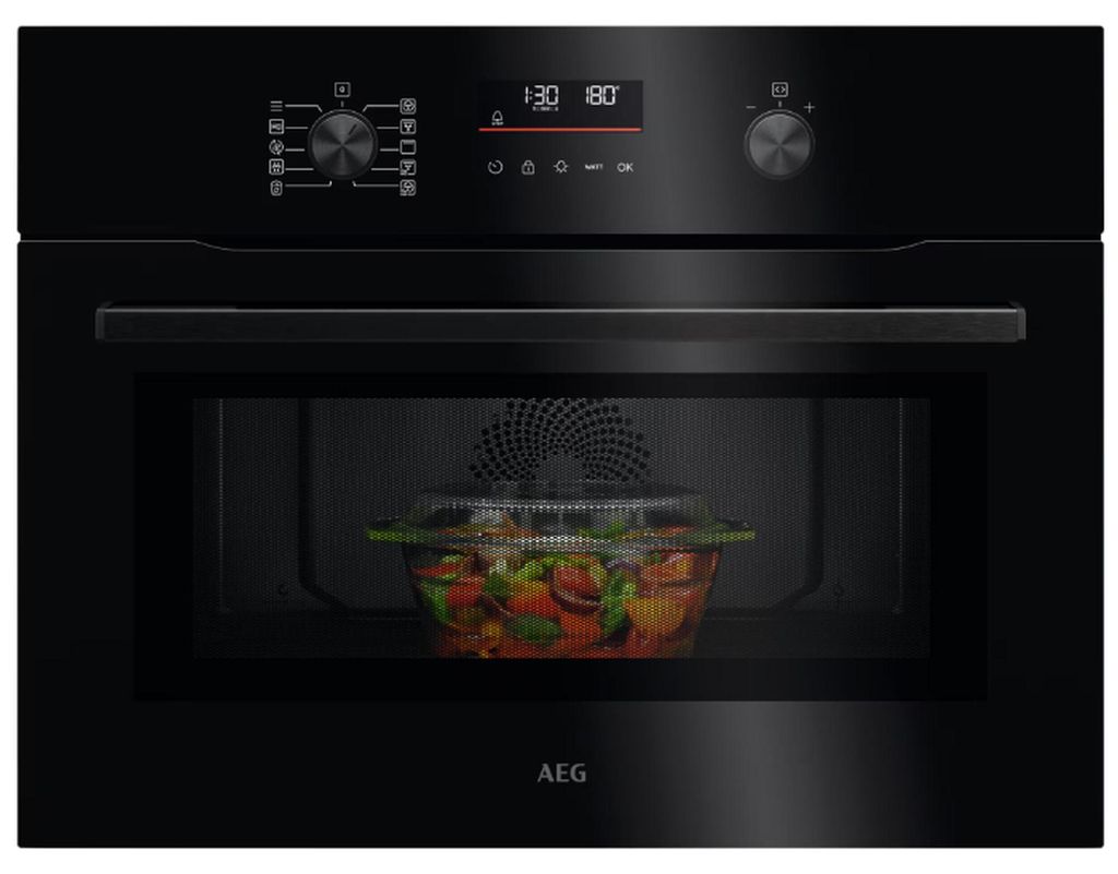 AEG NKO5N40K Forno compatto con microonde Nero Immagine del prodotto 