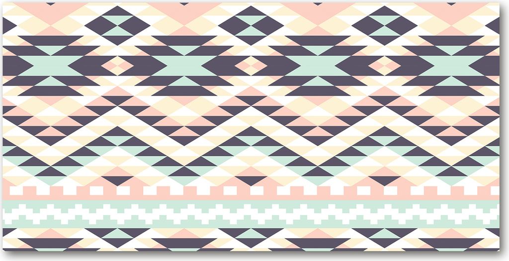 Tulup Leinwandbild - 120x60 cm - Wandkunst - Drucke auf Leinwand - Leinwanddruck - Sonstige - Mehrfarbig - Tribal Ethnisch