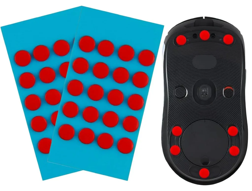Réparez votre souris usée avec 40 patins PTFE anti-friction de qualité