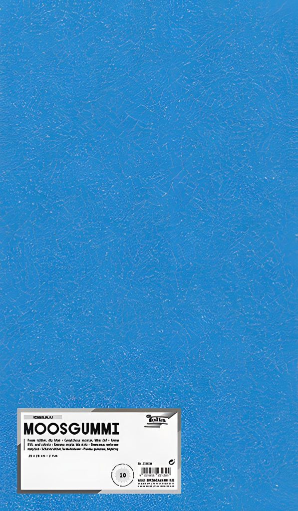 Folia 231030, Handwerkliche Schaumstoffform, Blau, 2 mm, 20 cm, 29 cm, 10 Blätter