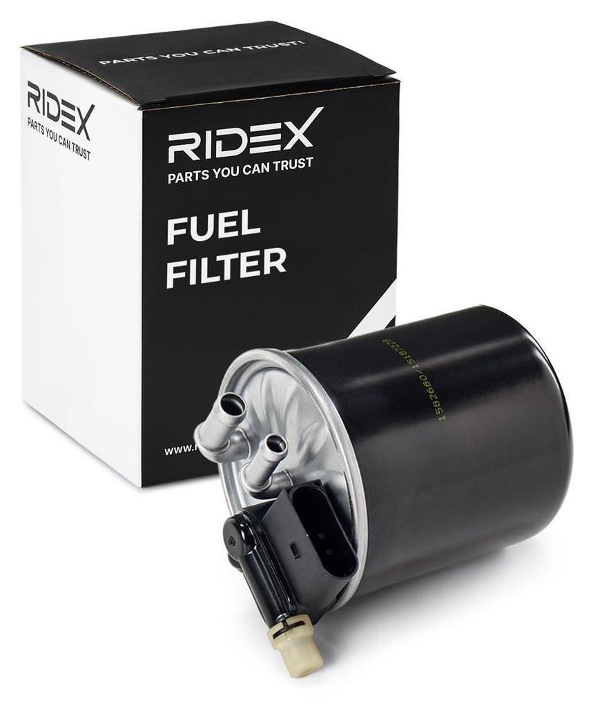 Kraftstofffilter RIDEX 9F0283 passend für MERCEDES-BENZ SPRINTER 3,5-t Kasten (906) Leitungsfilter