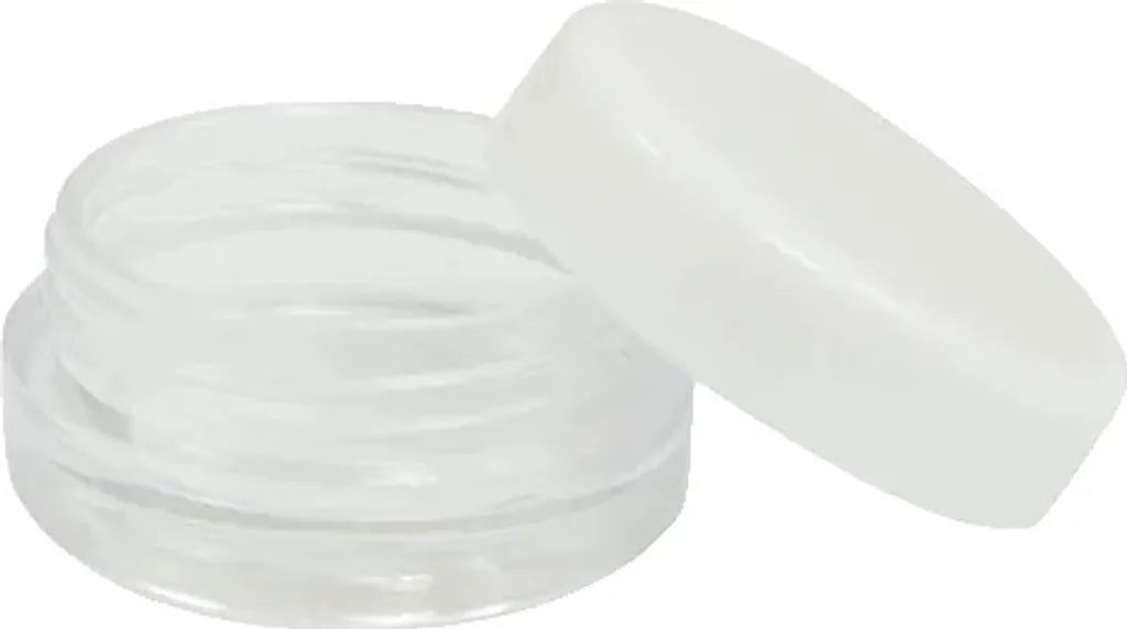 Contenant de voyage pour baume à lèvres 3g, pot vide DIY transparent