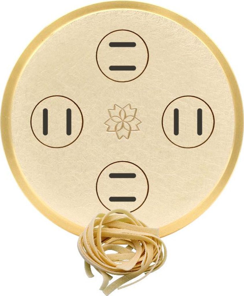 Matrize Messing - Tagliatelle 6 x 1 mm für La Fattorina, Fimar MPF 1.5, PF15E und andere