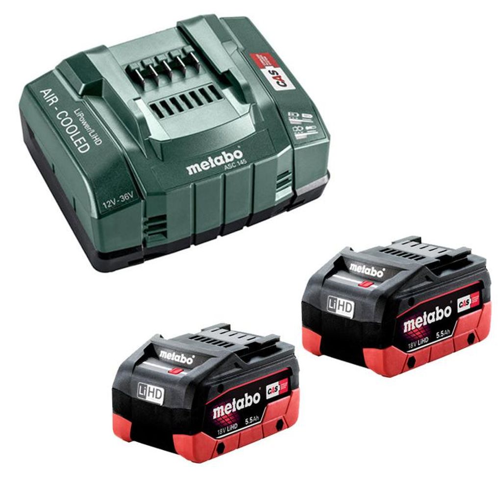 Kit de base 685122000 2 x 5.5 Ah LIHD + chargeur ASC 30-36 Image du produit 