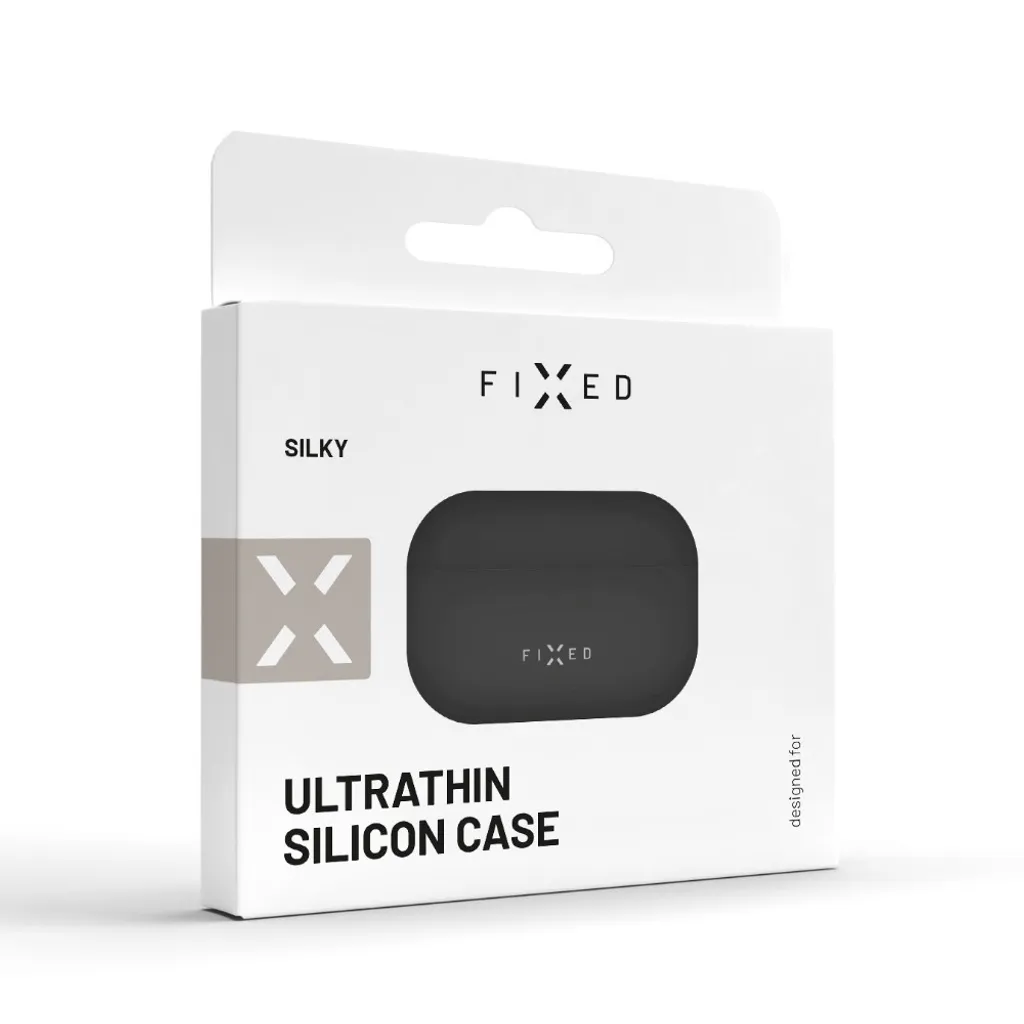Custodia protettiva Silky fissa per Apple Airpods 3, nero - 6