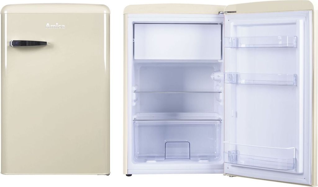 Amica KSR 361 160 B Retro Kühlschrank mit Produktbild 4