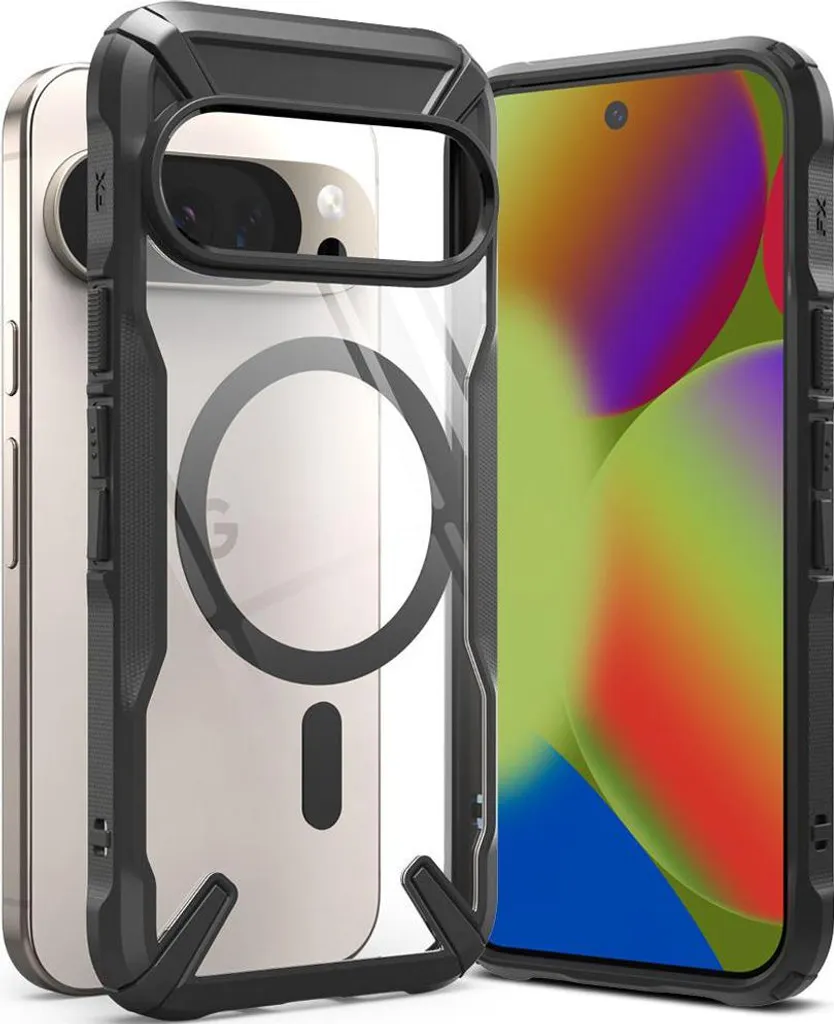 Cover MagSafe Pixel 10 Ringke Fusion X | Protezione Rugged Nera