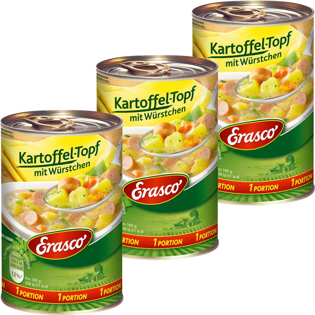 Erasco bramborový hrnec s klobásami s jemnými bylinkami Obrázek produktu 