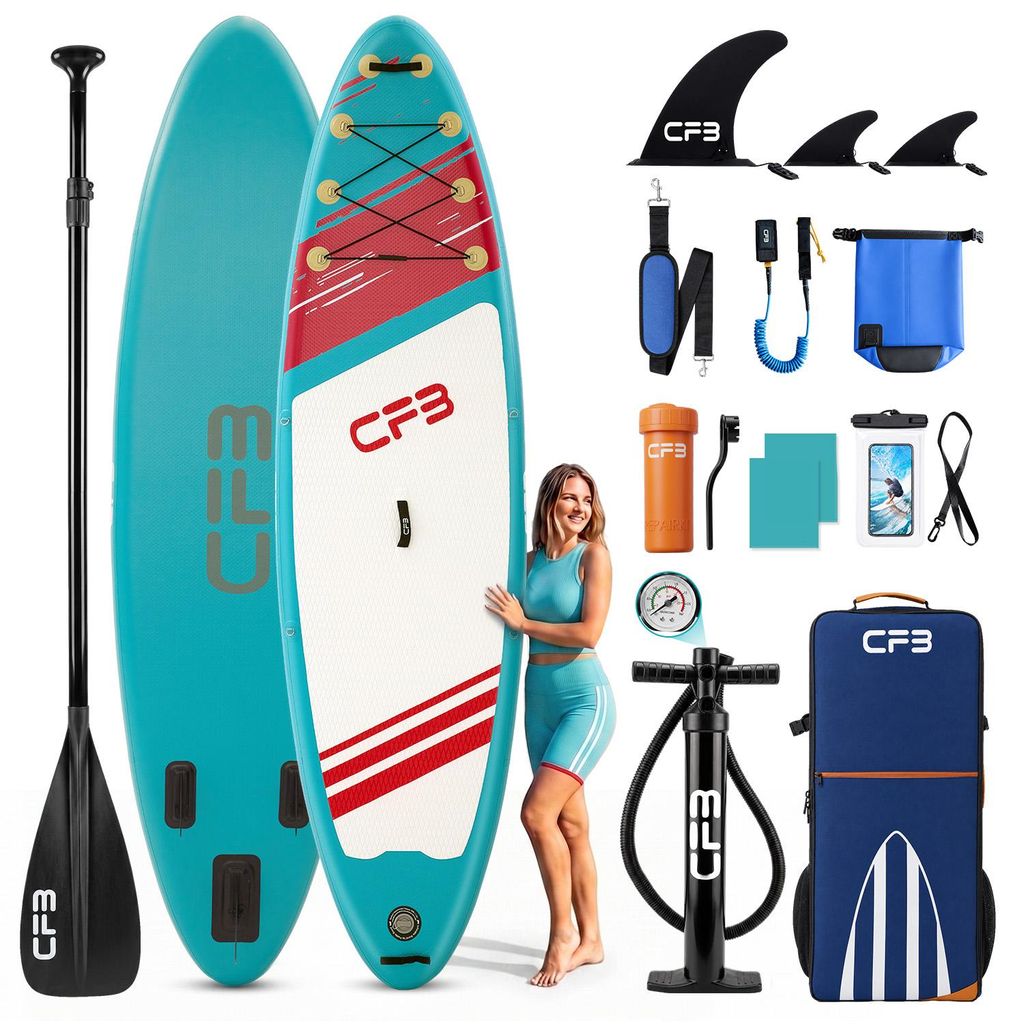 Stand Up Paddle Board 320x84x15 cm, Bis zu 160 kg, extra Produktbild 