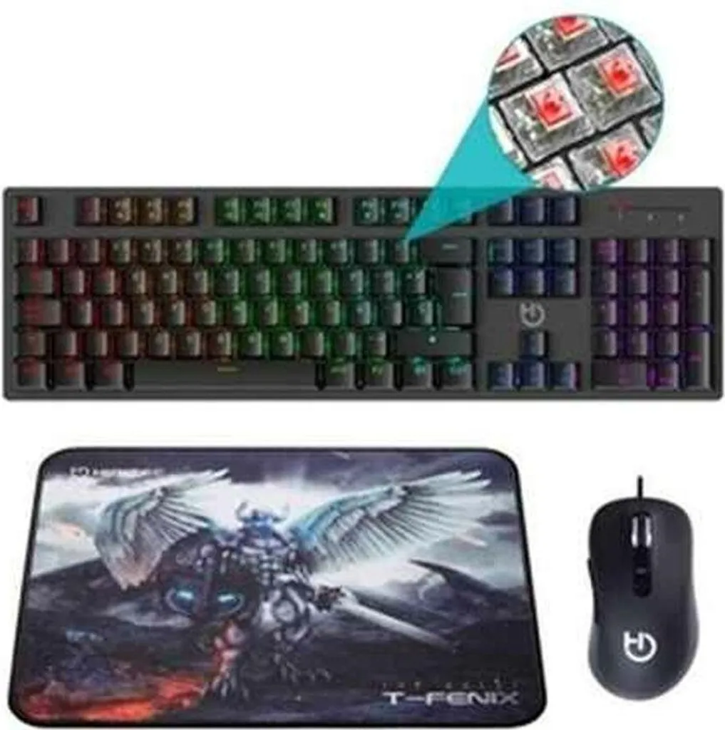 Combo Clavier Souris Hiditec PAC010026 : Fini les Lags en Plein Jeu