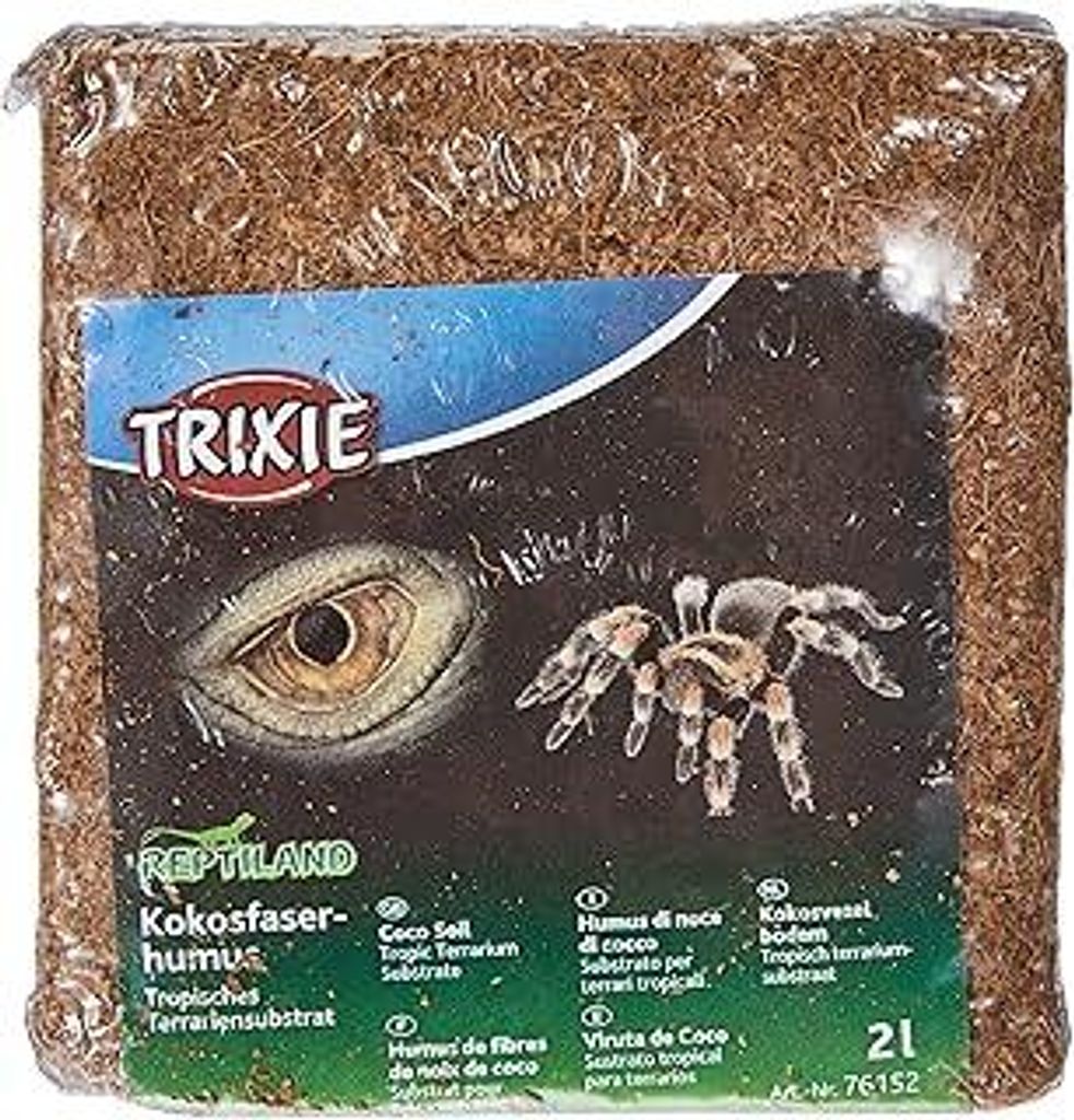 Trixie 76152 Kokosfaserhumus, Substrat, gepresst, ergibt 2 l