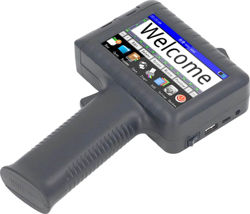 Mini imprimante logo portable avec écran tactile LED HD multilingue - 6