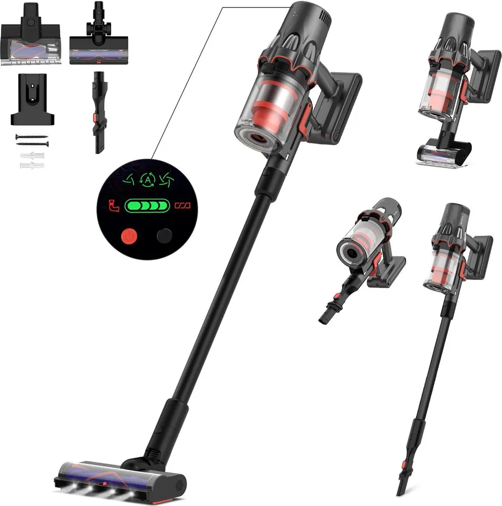 Aspirateur balai Deerma DEM-T50W anti-enroulement poils animaux