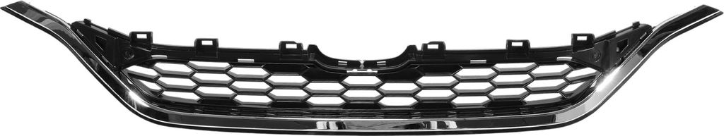 Front Hood Bumper Grille Grill Front Bumper Upper Grille Assembly für Honda CR-V 2015 Chrom Silber Ton Schwarz