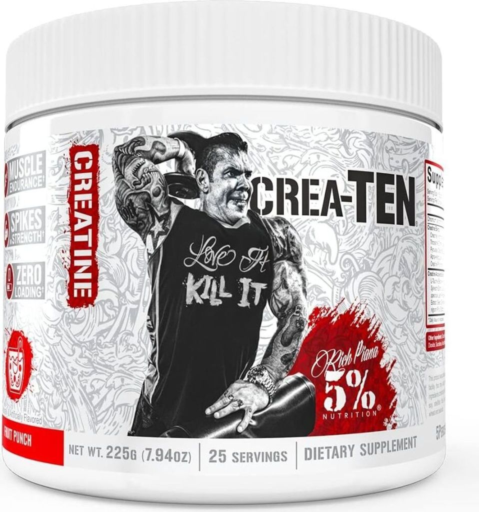 Rich Piana 5% Nutrition | Crea-TEN | 10 Types Creatine Produktbild 