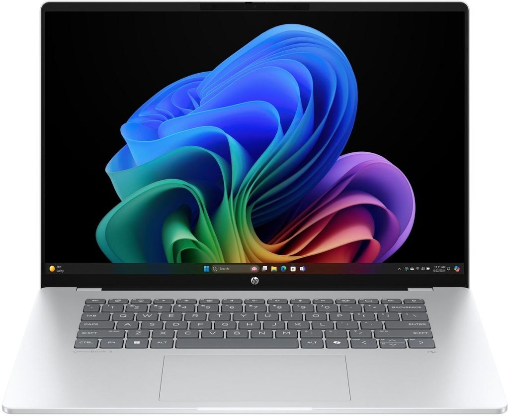 HP OmniBook 5 NGAI 16 2K OLED Snapdragon X X1-26-100 16GB Zdjęcie produktu 