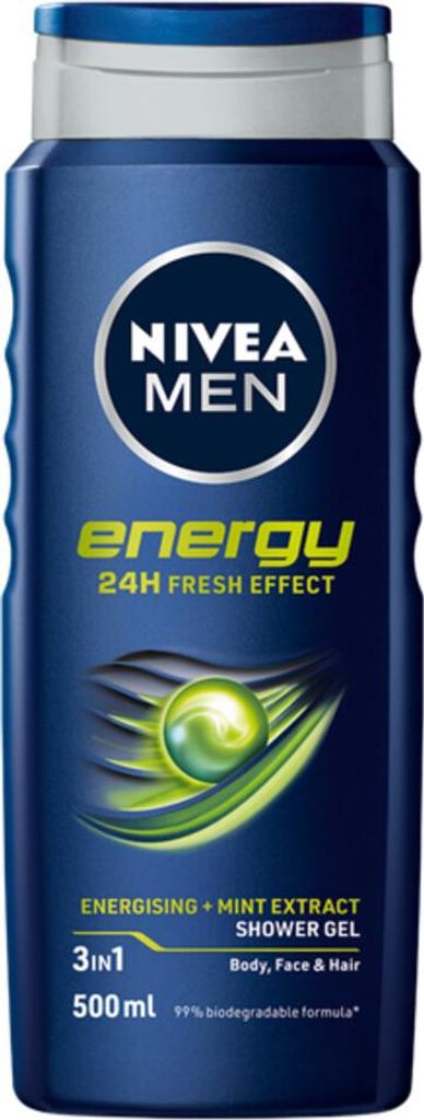 NIVEA MEN - Duschgel - Energy - 500 ml - 1 Stück