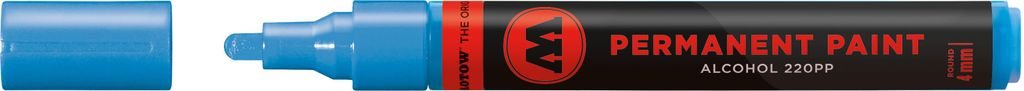 Molotow Marker Permanent Paint 220PP Alcohol, 4 mm, schockblau mittel