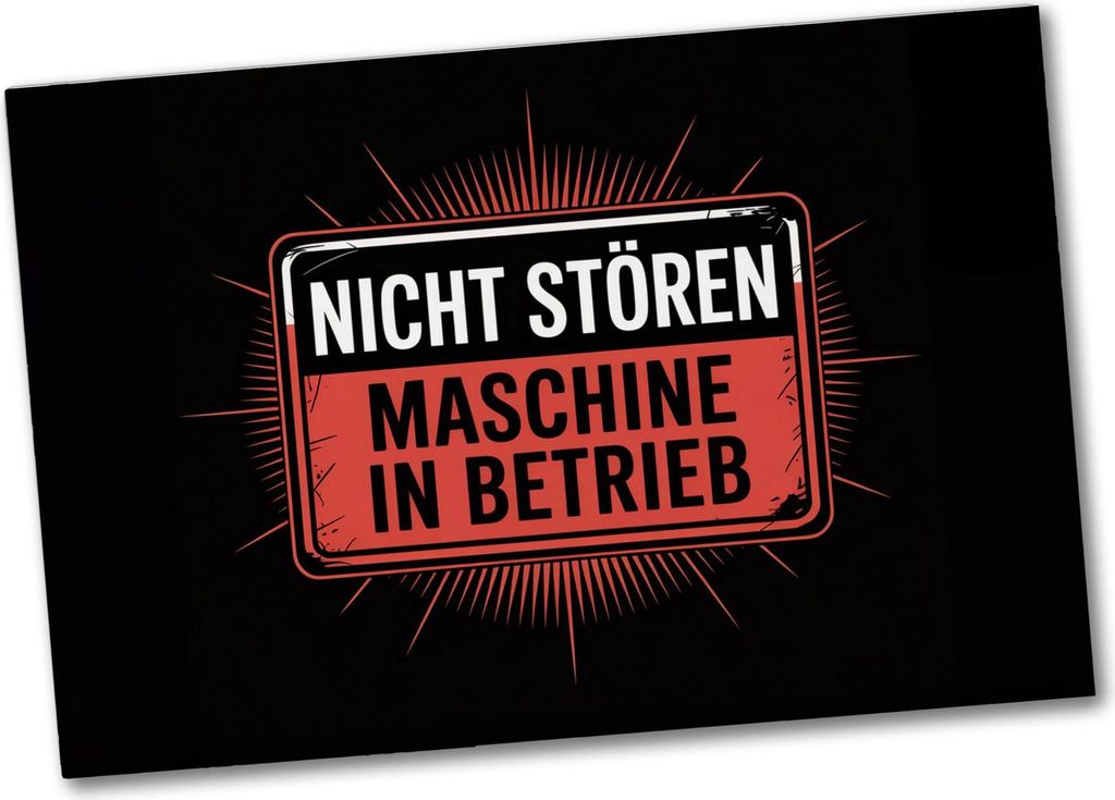 Maschine in Betrieb Souvenir Souvenir Magnet - Nicht stören
