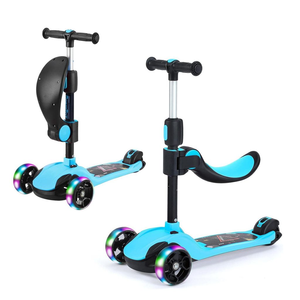 BremToy Kinderroller mit abnehmbarem Sitz,  stufenloser Produktbild 