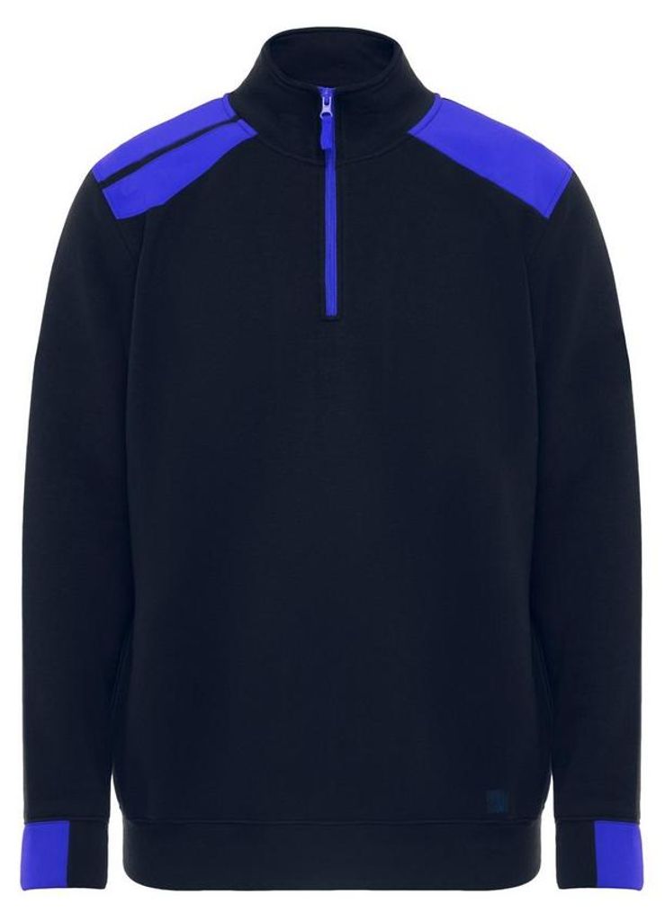 Roly Workwear - "Troyer Maverick" Sweatshirt für Herren/Damen Uni LT3574 (XL) (Marineblau/Königsblau)