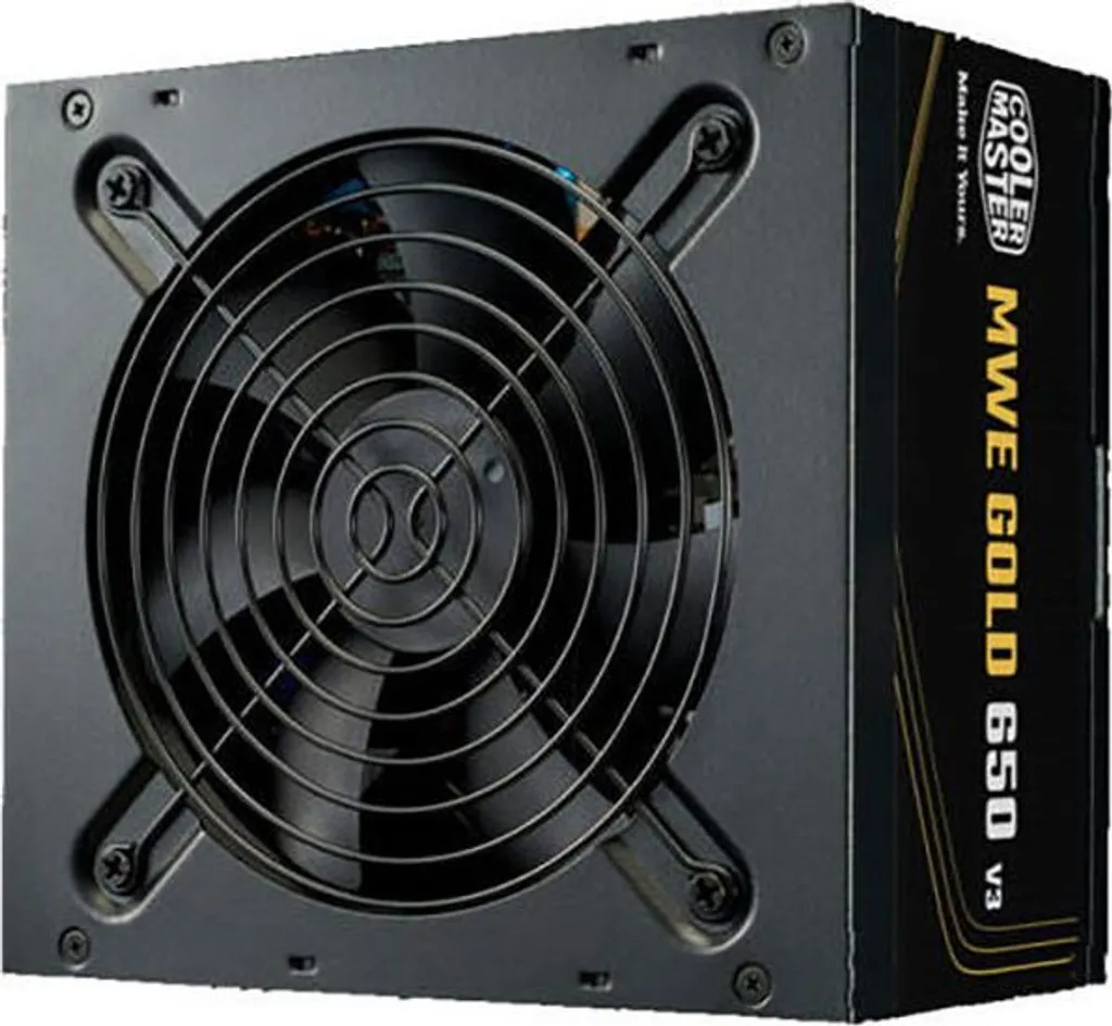 Bloc d'alimentation 650W MWE Gold v3 Cooler Master Norme ATX 3.1 PC
