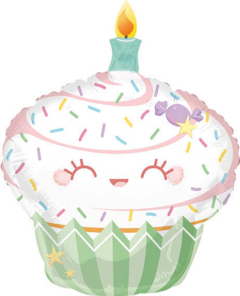 Amscan Europe GmbH Supershape Crazy Cake P50 88cm x 70cm