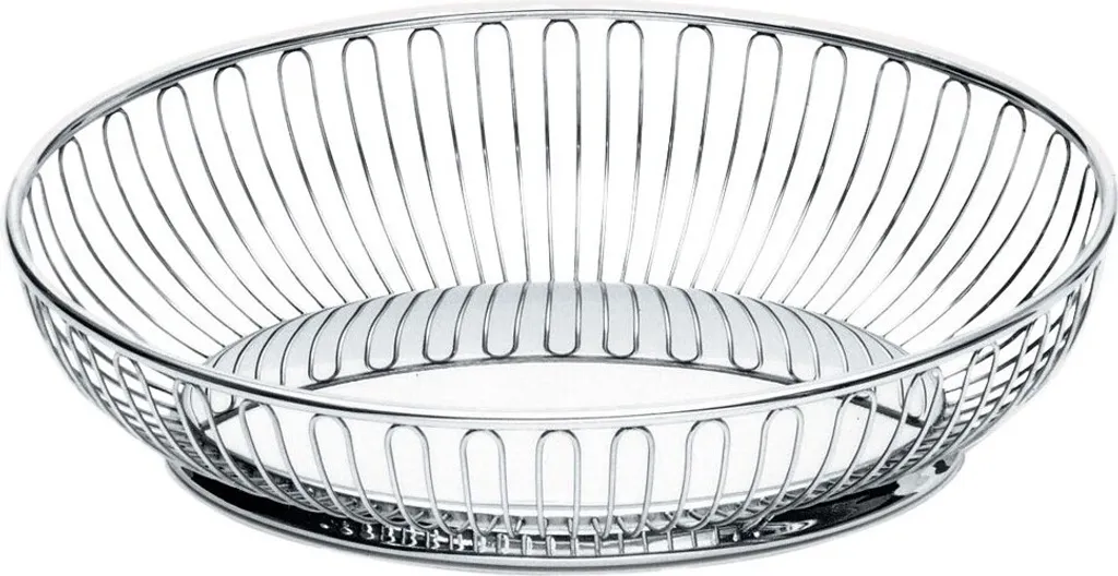 Corbeille de Table Alessi 829 en Acier Inoxydable Ajouré Style Italien