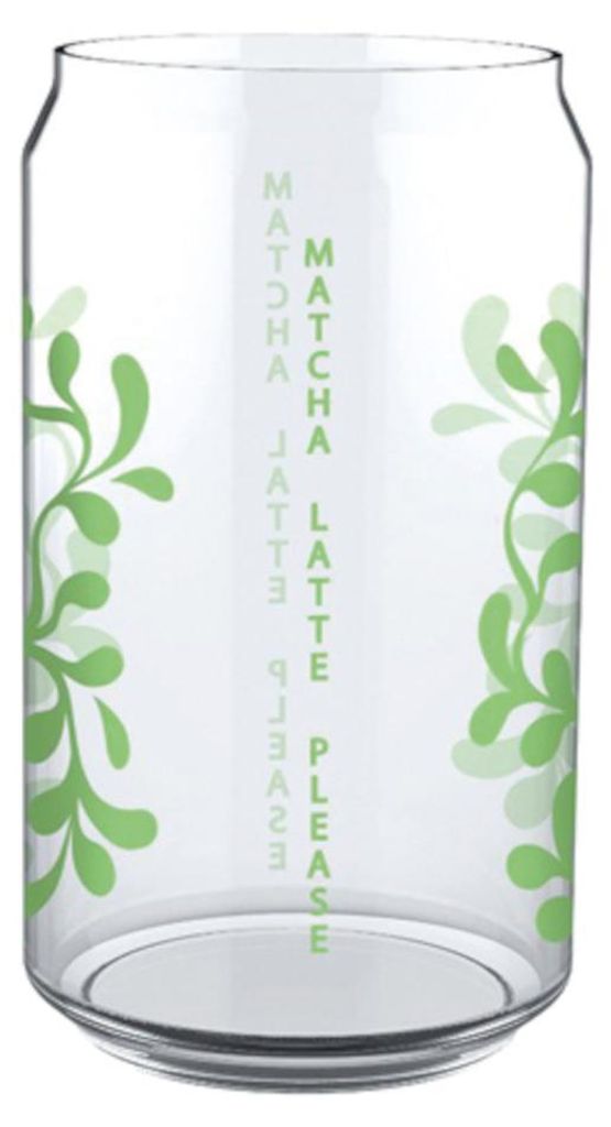 Arcoroc Can 'Matcha Latte' Glas mit Nachbildung 470ml 6 Stück Packung
