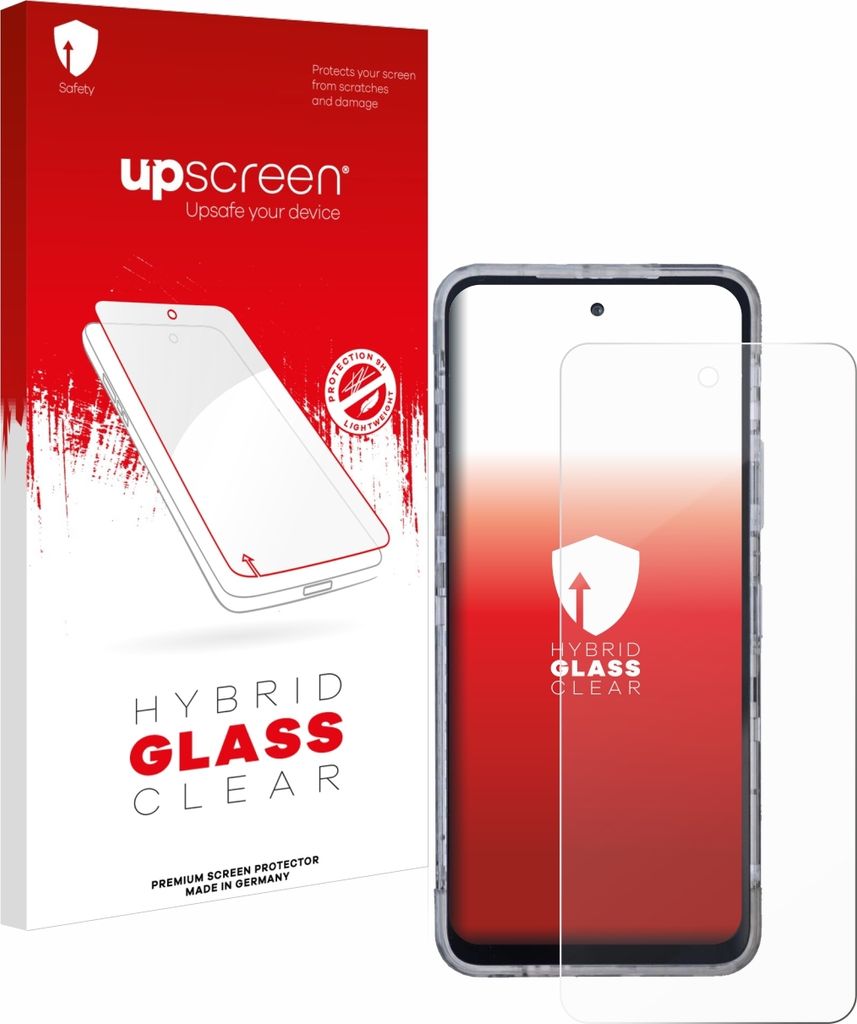 upscreen Schutzglas für AGM X6 Phantom Schutzfolie Panzer Folie Glas Display Schutz klar