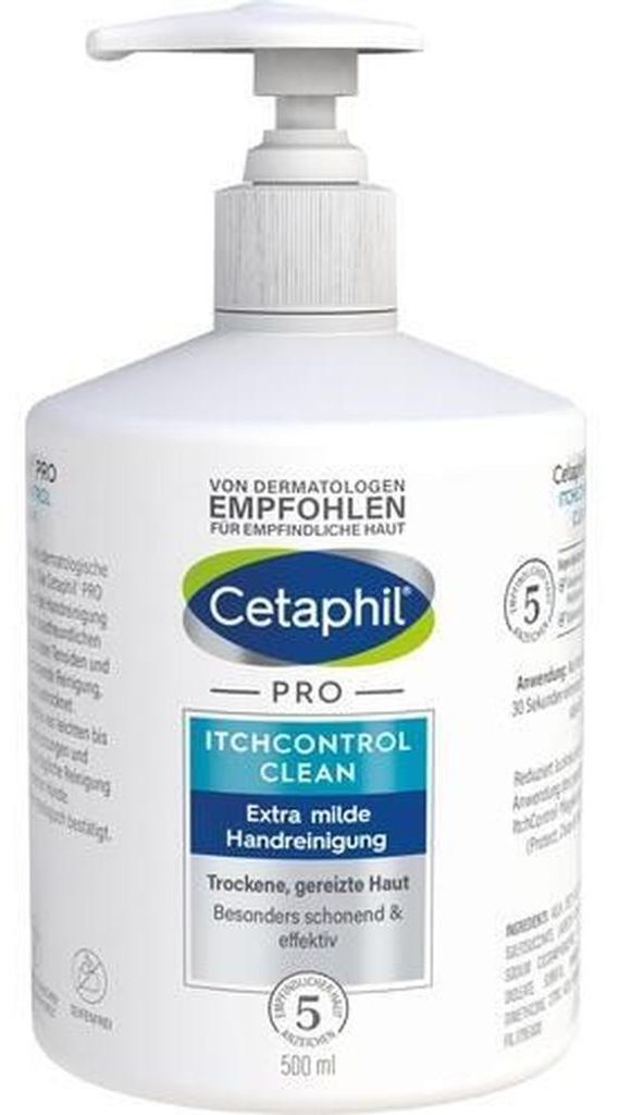 CETAPHIL Pro Itch Control Clean Handreinigung Cr. 500ml PZN Produktbild 