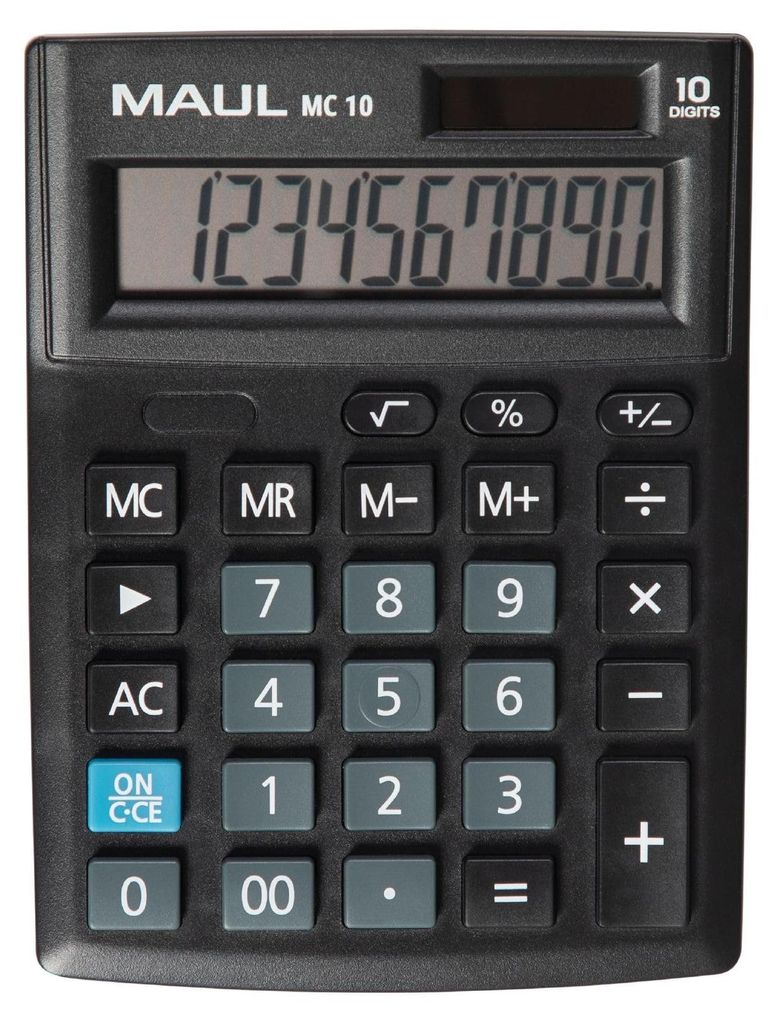 MAUL 7265490 MAUL MC 10 Tischrechner schwarz Imagen del producto 