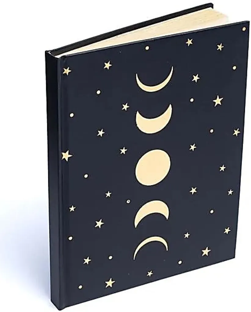 Journal de Bord Lunaire Lot de 2 - Carnet 15x21 cm pour Notes et Rêves