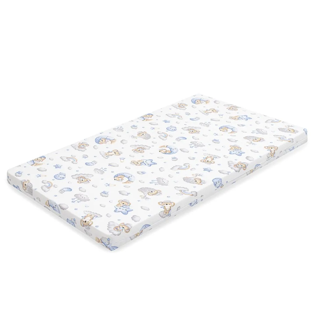Matelas lit bébé 120x60x6 cm en mousse New Baby pour un sommeil doux