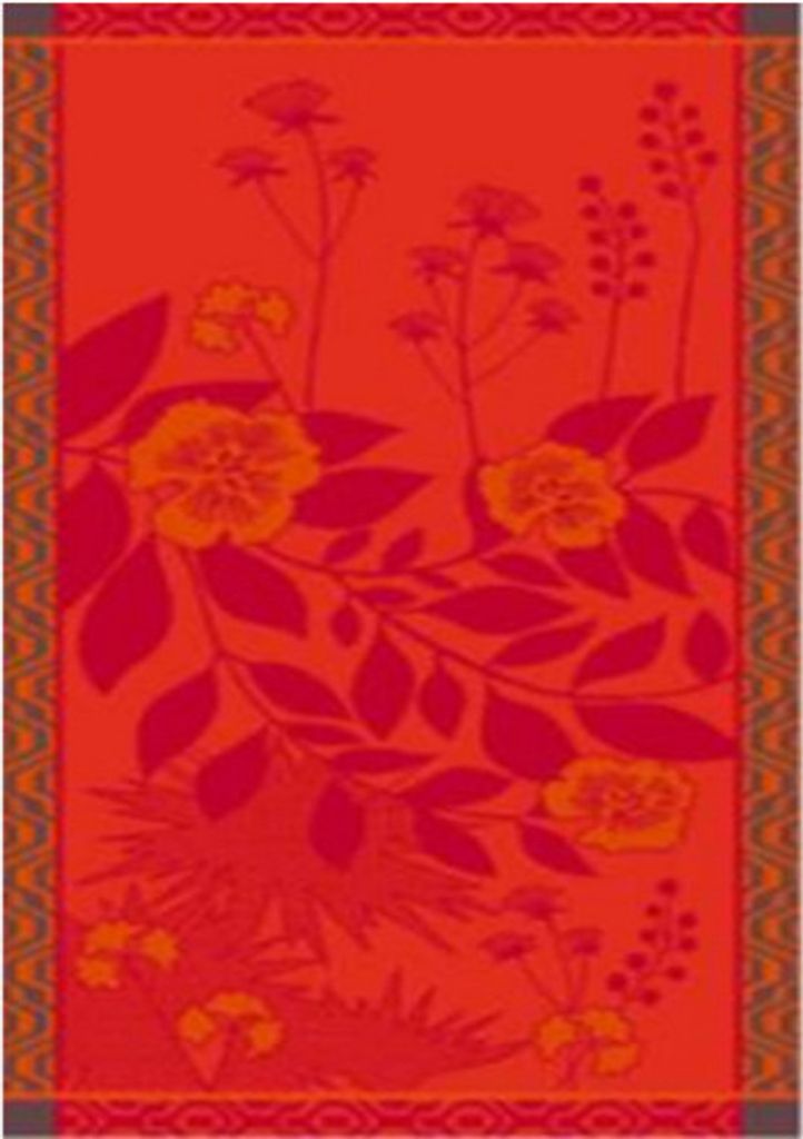 Strandtuch Ibiskus Ocean – Badetuch 90 x 160cm – 100% Baumwolle