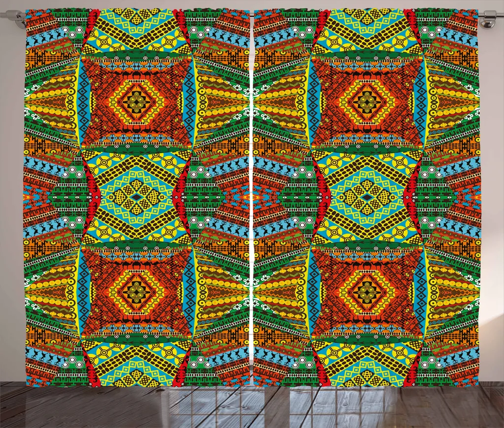 ABAKUHAUS Tenda Soggiorno Africana 280x175 cm | Facile da Montare