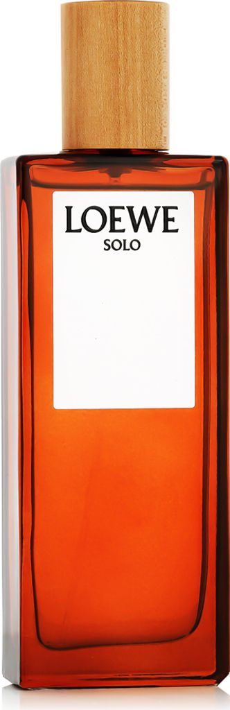 A bottle of Loewe Solo perfume.