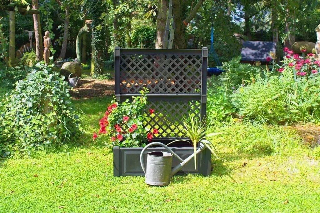 NYVI Pflanzkasten 100x43x140cm Mit Spalier - 110 Liter Wettermade In Deutschland